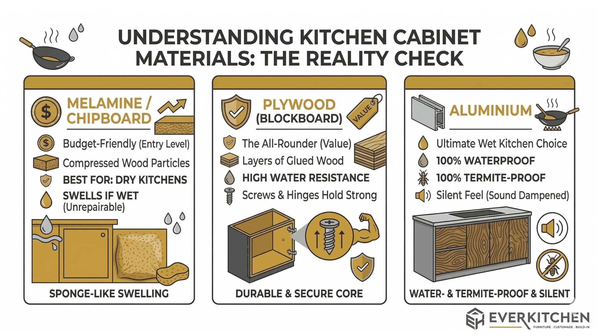 kitchen cabinet materials