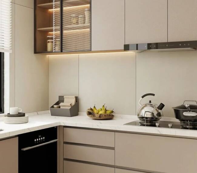 aluminium kitchen cabinet