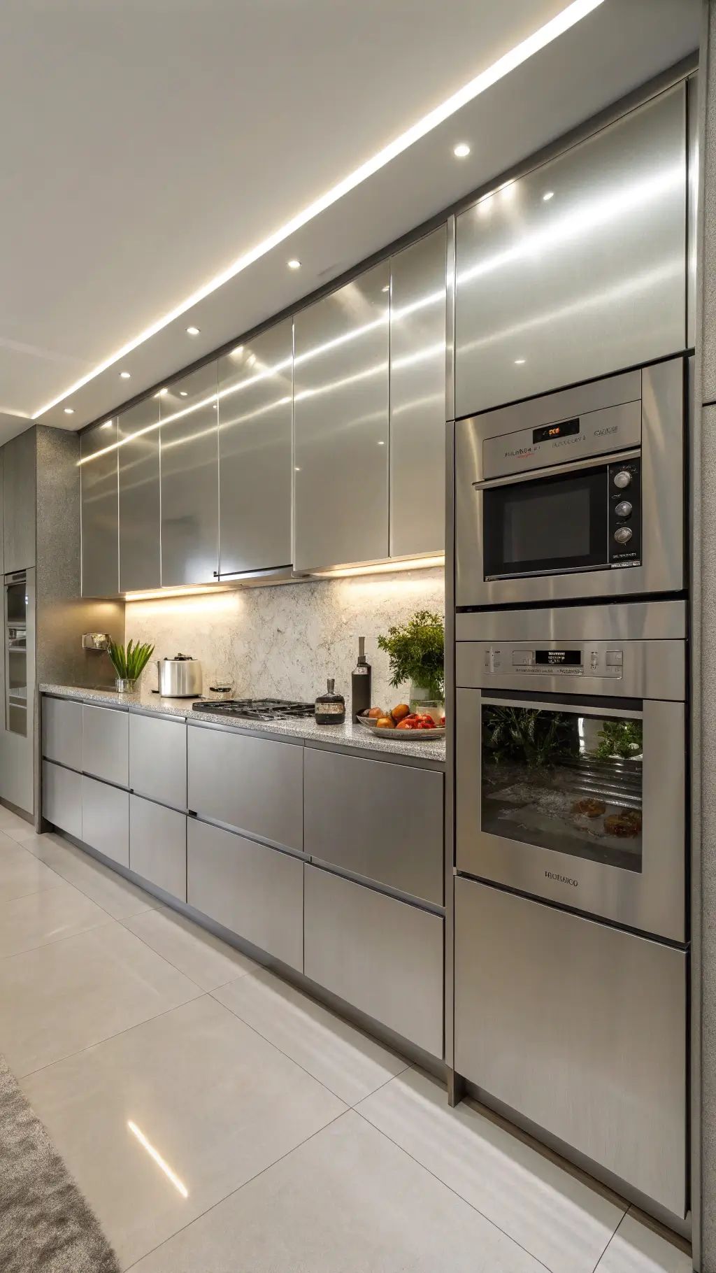 Aluminium kitchen cabinets contemporary Malaysian home