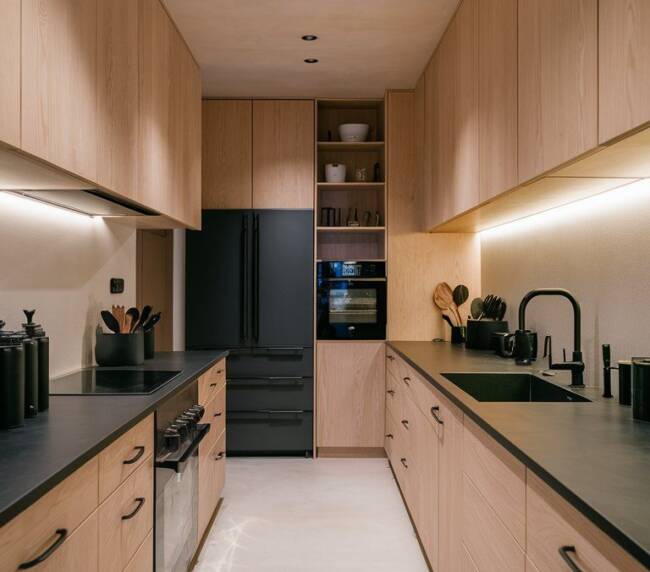 floor to ceiling kitchen cabinet