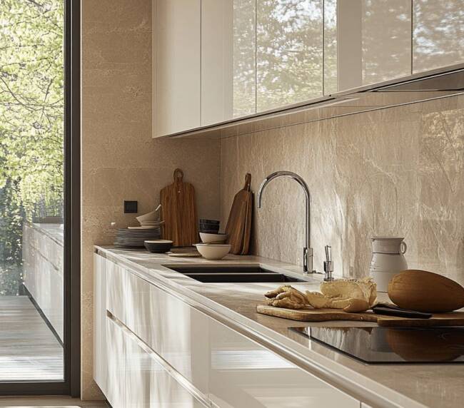 high gloss kitchen cabinets