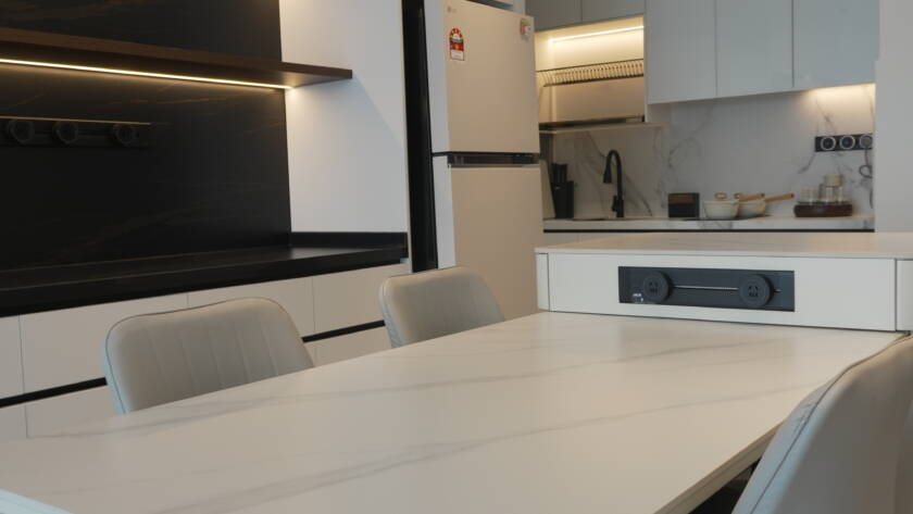 popular kitchen layout marble